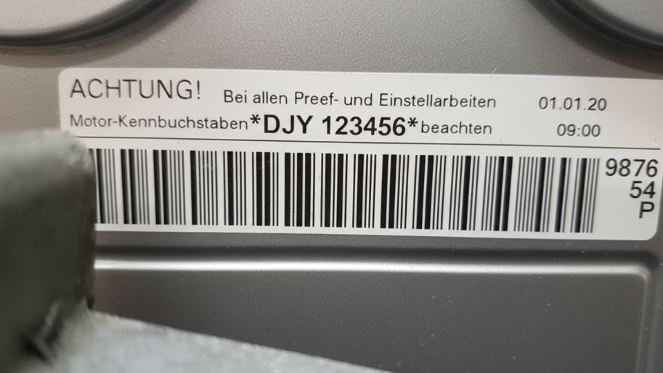Motorcode finden (VIN, Platte) - Schneller Leitfaden